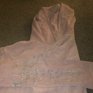 Light pink juicy couture hoodie